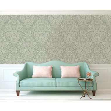 Zöld Levél Vlies Tapéta 