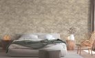 Antikolt felületű modern elegáns taupe színű vlies tapéta 