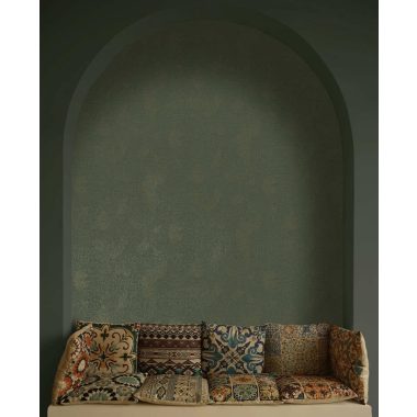 Zöld Geometrikus Vlies Tapéta 