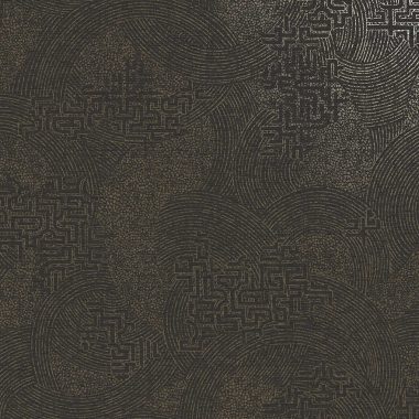 Fekete Geometrikus Vlies Tapéta 