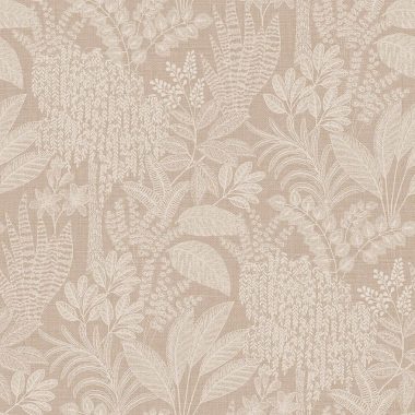 Bézs Levél Vlies Tapéta 