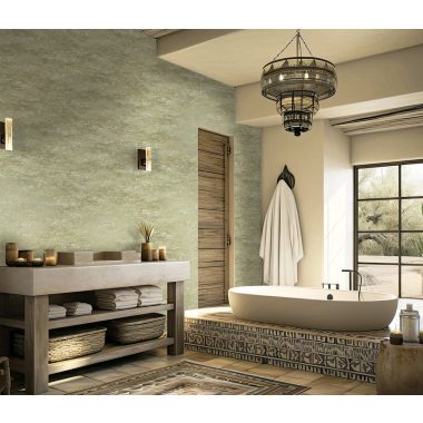 Zöld Naturál Vlies Tapéta 