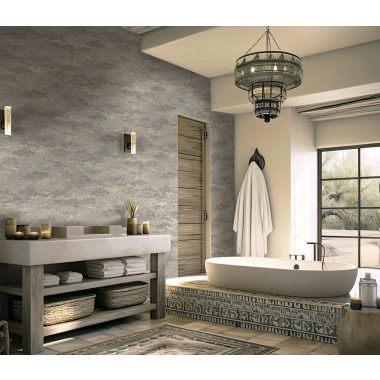 Szürke Naturál Vlies Tapéta 