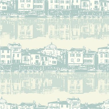 Kék Tájkép Papír Tapéta 