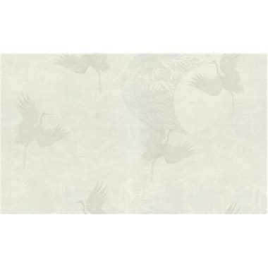 Fehér Madár Vinyl Tapéta 
