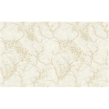 Bézs Virág Vinyl Tapéta 