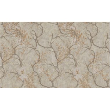 Barna Virág Vinyl Tapéta 