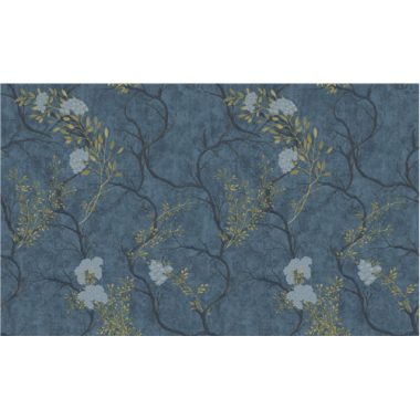 Kék Virág Vinyl Tapéta 