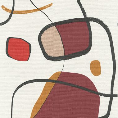 Fehér Modern Vinyl Tapéta 