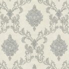 Szürke Barokk Vinyl Tapéta 