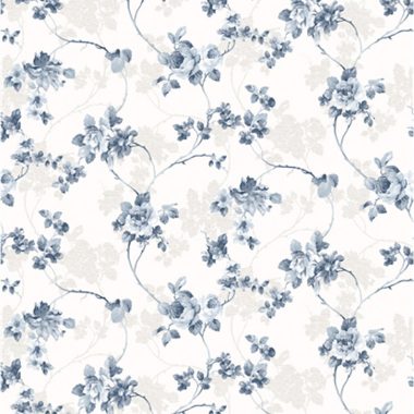 Fehér Virág Vlies Tapéta 