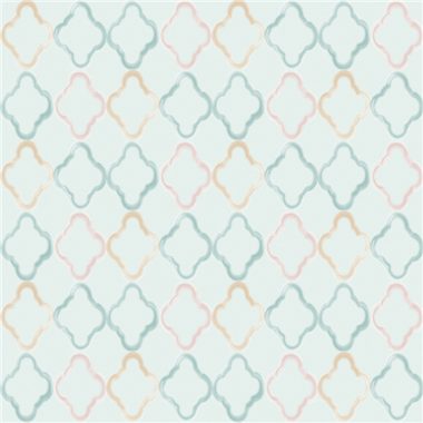 Kék Geometrikus Vlies Tapéta 