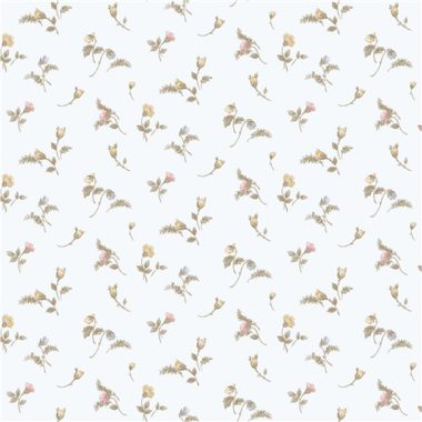 Kék Virág Vlies Tapéta 