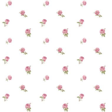 Fehér Virág Vlies Tapéta 