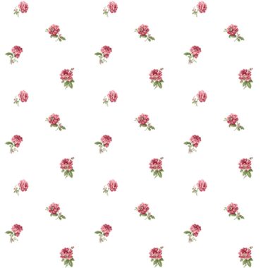 Fehér Virág Vlies Tapéta 