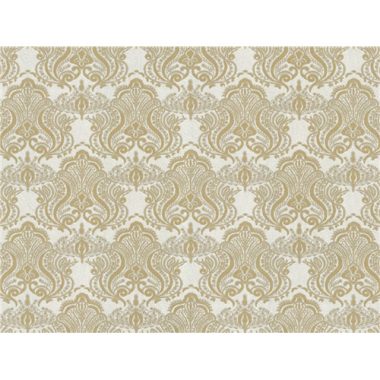 Bézs Barokk Vinyl Tapéta 