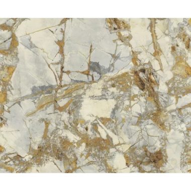   Mozgalmas márvány mintás strukturált vinyl luxus tapéta szürke-arany árnyalatban