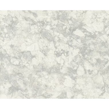   Elegáns, luxus márvány mintás tapéta modern stílusban, fehér-ezüst színben