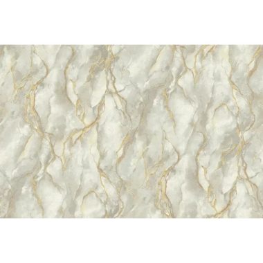 Klasszikus márvány erezetes tapéta szürke-arany színben