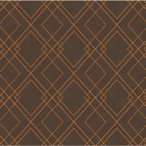 Barna Geometrikus Vinyl Tapéta 