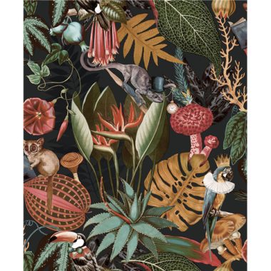 Fekete Állat Vlies Tapéta 