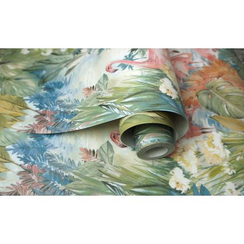 Színes Madár Vlies Tapéta 