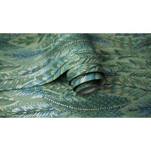 Zöld Levél Vlies Tapéta 