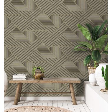 Barna Fa Vlies Tapéta 