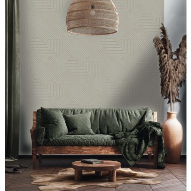 Bézs Fa Vlies Tapéta 