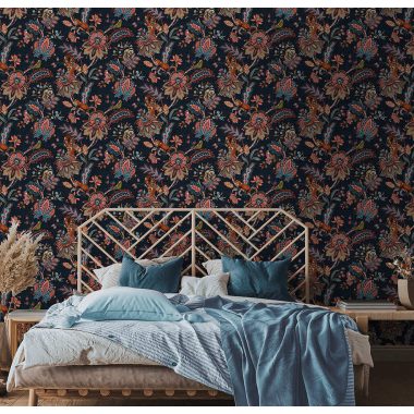 Kék Állat Vlies Tapéta 