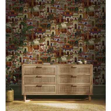 Zöld Állat Vlies Tapéta 