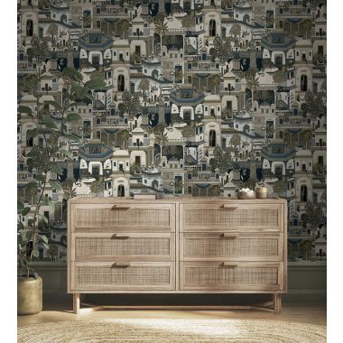 Kék Állat Vlies Tapéta 