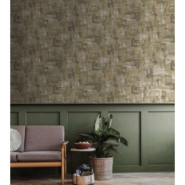   Bézs absztrakt mintás fémes foltos modern geometriai mintás design tapéta 