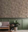 Púder alapon absztrakt mintás fémes foltos modern geometriai mintás design tapéta 