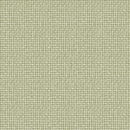Zöld natur szőtt rattan mintás vlies tapéta