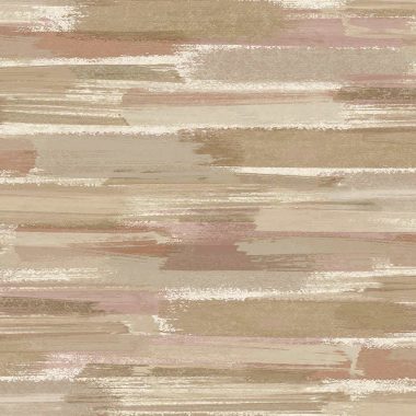   Barna és rózsaszín pasztel vízszintes ecsetvonás mintás natur vlies tapéta