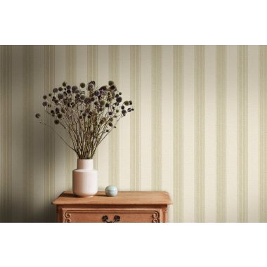 Bézs csíkos vlies tapéta