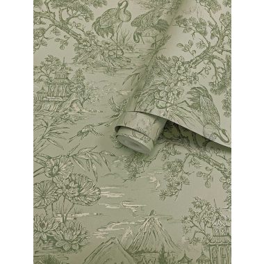 Zöld Állat Vlies Tapéta 