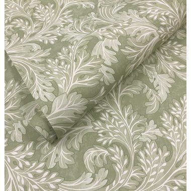 Zöld Levél Vlies Tapéta 