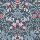William Morris ihletésű angol virágmintás vidéki stílusú romantikus tapéta