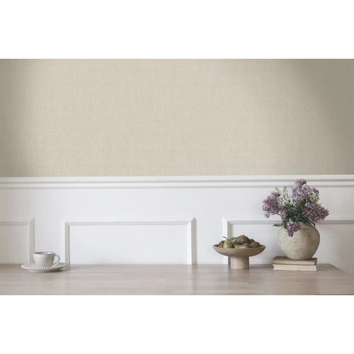 Drapp színű szövethatású tapéta