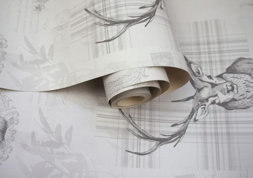 Szürke Állat Papír Tapéta 