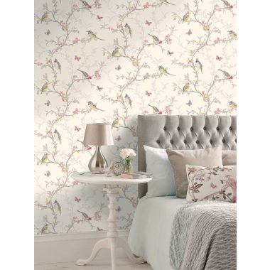 Fehér Madár Papír Tapéta 