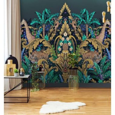 Zöld Dzsungel Vlies Tapéta 