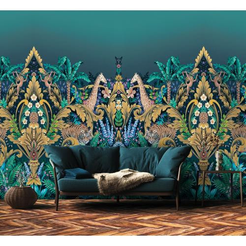 Zöld Dzsungel Vlies Tapéta 