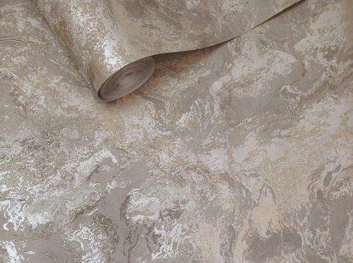 Barna Márvány Vlies Tapéta 