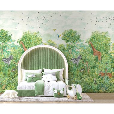 Zöld Gyerek Papír Panel 