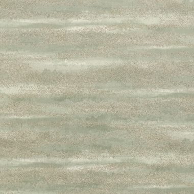   Mentazöld koptatott, antikolt mintájú üveggyöngy borítású vízszintes csíkos mosott dekor vlies tapéta