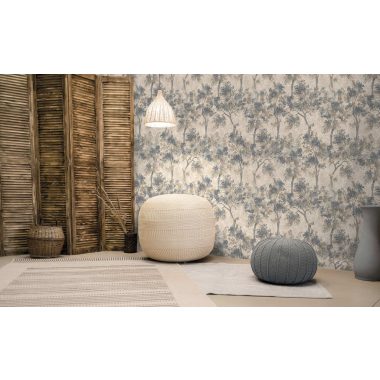 Kék Fa Vlies Tapéta 