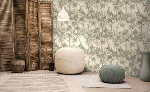 Zöld Fa Vlies Tapéta 